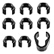 GLEAVI 10 Stück Mikrofonkabelklemmen Mikrofonständer-Kabelklemmen Mikrofonkabelhalter-Clips Mikrofonkabelklemmen Für 15 Mm