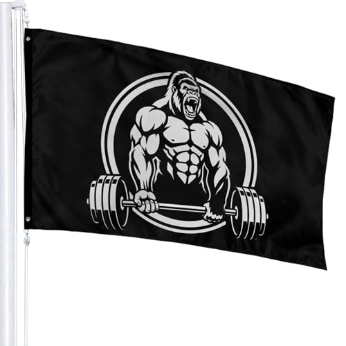 Flag Gorilla Lifting Weightlifting