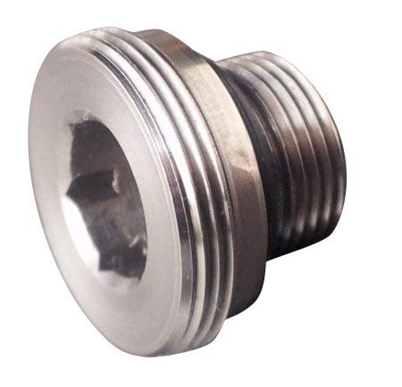 M14 AG x M22 AG, chrom, Gewinde Adapter M22 AG auf M14 Aussengewinde für Perlstrahler Gewinde am Wasserhahn, M22x1 x M14x1AG, oft bei 3-Wege-Hähnen für Filter oder Osmose Auslauf Cover