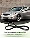 1070670 Engine Serpentine Drive Belt Fit for Nissan Altima 2007-2013, Murano 2009-2014, Maxima 2009-2014, fit for Acura RSX 2005-2006 Replace 7PK1702