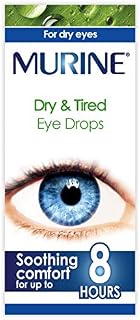Murine Dry & Tired Eye Drops to Help Refresh and Relieve the Feeling of Tired and Dry Eyes, 15 ml (Pack of 1)