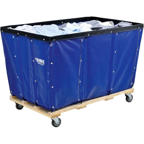 Carretilla de vinilo azul 54" L x 34" W x 36" H miniatura 2