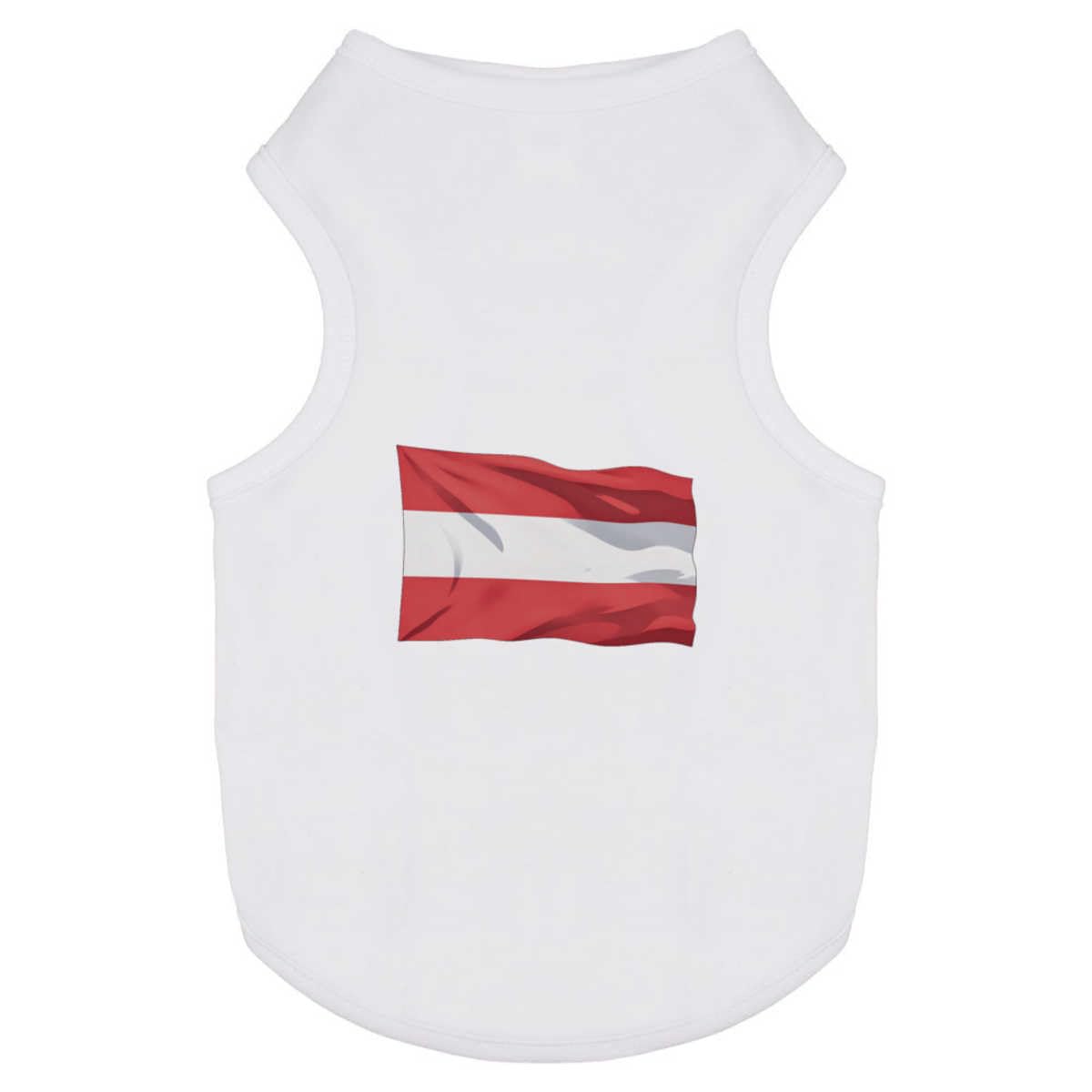Azeeda 'Austria Flag' Pet Dog/Cat T-Shirt, M (PT00185806) — image 1