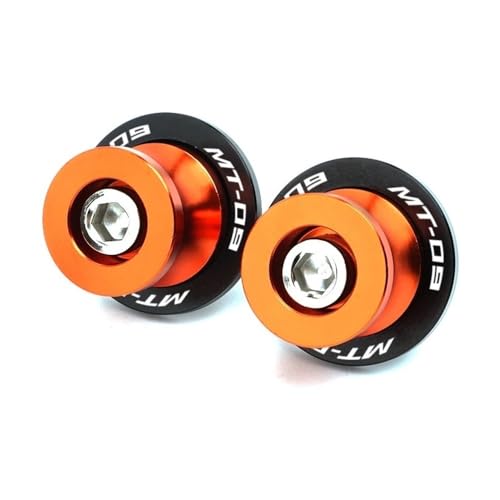 Curseurs de support M6 pour Yamaha MT07 MT09 protection antichoc bras oscillant