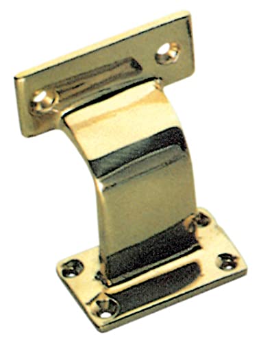 6BLISTER SUPPORTO OTTONE LUCIDO X CORRIMANO LEGNO DA AVVITARE