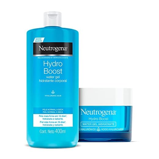 Kit Neutrogena Hydroboost Ácido Hialurónico (Crema Hidratante Facial en Gel 50 g + Crema Corporal en Gel 400 ml)