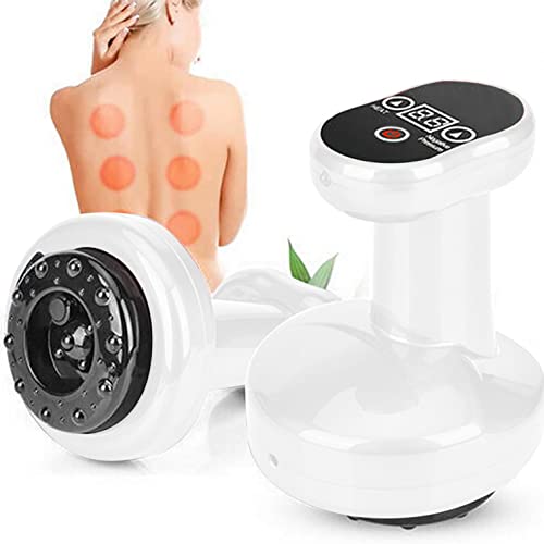 Electric Cupping Therapy Machine, Strong Suction Heating Cupping Massager, Electronic Cupping Device, Rechargeable Handheld Cupping Massage Tool for Back Body