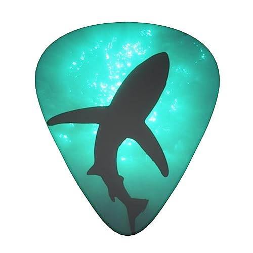 Médiator de guitare en forme de requin – 12 médiators tendance et durables – Dans une boîte pour ukulélé guitare électrique basse - Les Beatles, Paul McCartney, John Lennon, RIngo Starr, George Harrison Médiator de guitare en forme de requin - 12 médiators tendance et durables - Dans une boîte pour ukulélé guitare électrique basse