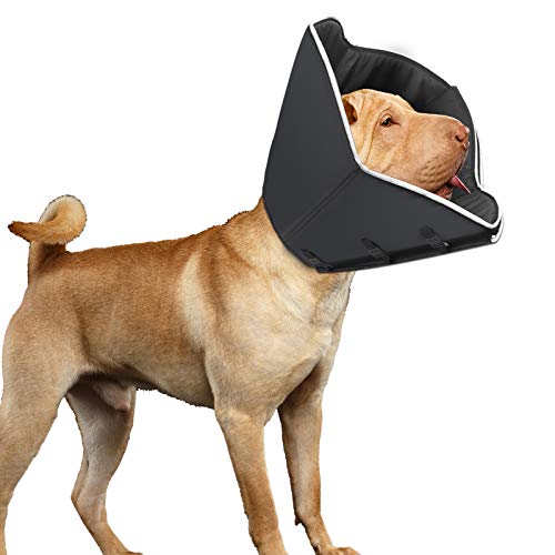 E-KOMG Dog Collar for Surgery, Pet Recovery Collar for After Surgery Protective Collar for Large Dogs Wound Healing (XLarge (18.5-23.5inches))