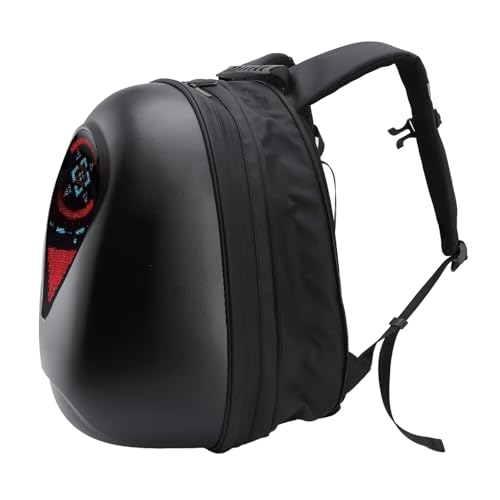 Sac à dos LED moto grande capacité avec écran USB 5.0V
