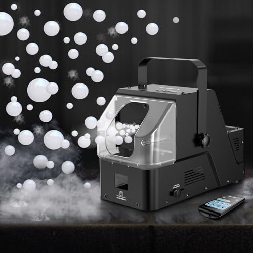Wisdomlit QB-807 Fog Machine, 3-In-1 Bubble Fog Machine cover