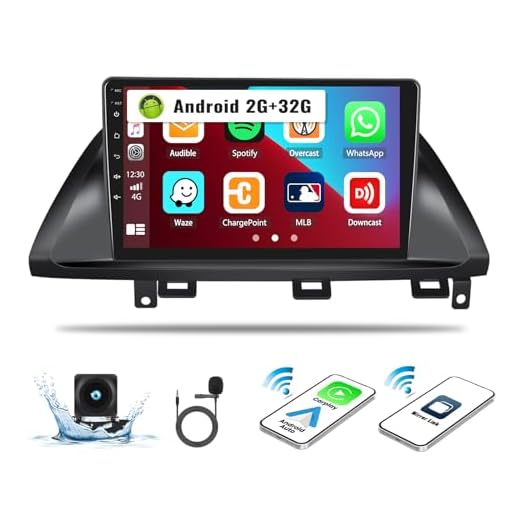 UNITOPSCI 2G + 32G para Honda Odyssey 2005-2010 Android Estéreo de carro sem fio Apple CarPlay Android Auto Mirror Link Navegação GPS Bluetooth 10,1 polegadas Tela sensível ao toque FM/RDS WiFi USB