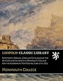 Nineteenth Annual. Circular Catalogue of the Officers and Students of Monmouth College for the Academical Year Ending June 17th, 1875