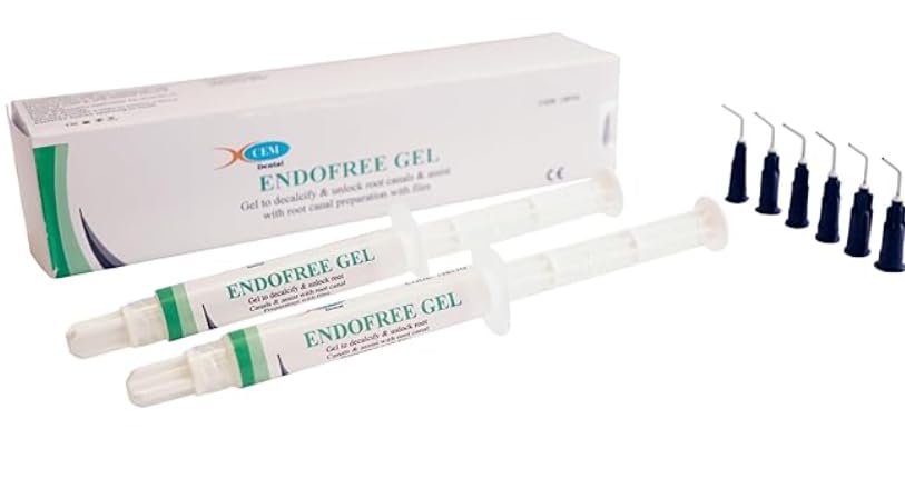 XCEM ENDOFREE | Canal Preparation Material | 2 x 3ml Syringes | EDTA Formula