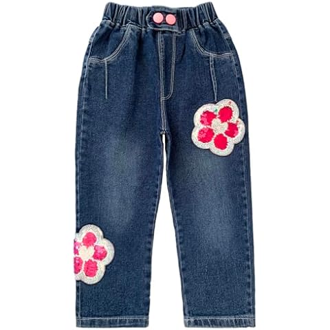 Peacolate Flip Sequined Jeans for Girls Cover