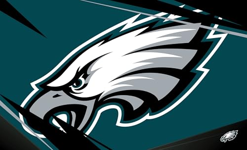 Northwest The Company NFL Philadelphia Eagles Washable Rug 36 x 60 Shredder Team Colors