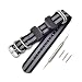 Produktbild Shieranlee NATO Nylon Strap Armband Kompatibel mit Casio G-Shock GA-110 120 GA-400 GD-100 DW-5600 GLS-8900 Canvas Men Bracelet Band Black Adapters