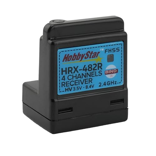 HobbyStar HRX-482R 2.4GHz 4ch. FHSS-4 FHSS-3 Receiver Sanwa Compatible
