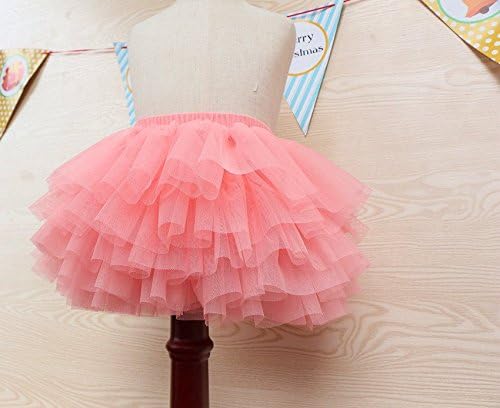 Image of Tutu Skirt for Baby Girl Toddler 6 Layered Tulle Skirts 1-8T