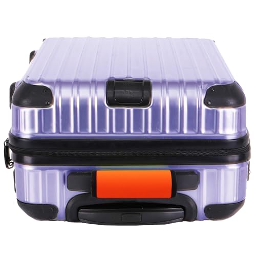 Image of Neoprene Luggage Handle Wraps for Suitcase Unique Neon Orange Luggage Identifiers /Tag /Marker (Fluorescent Orange(5 Pack))