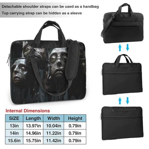 Bolso para portátil Many Heads en el Fishhook negro miniatura 3
