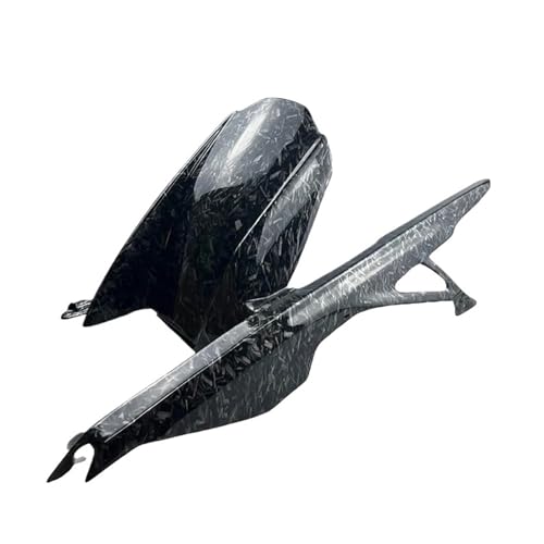 WUTBHGQXWIP Kompatibel mit BMW S1000RR S1000R M1000RR 2019–2023 Motorrad ABS Carbon Heckfender Spritzschutz Kotflügel Verkleidung Kettenschutz(Forging Pattern)