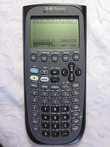 TI-89 Titanium Programmable Graphing Calculator, Sold as 1 Each (Renewed)