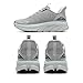ALLSWIFIT Women's Slip On Walking Shoes Running Comfortable Tennis Breathable Non Slip Athletic Gym Workout Cross Training Fashion Sneakers,Size 9,Grey,SARR034W