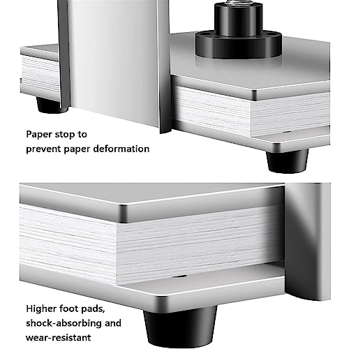 Macchina da stampa manuale per libri, buoni, fatture - Soluzione compatta ed efficiente per appiattire la carta