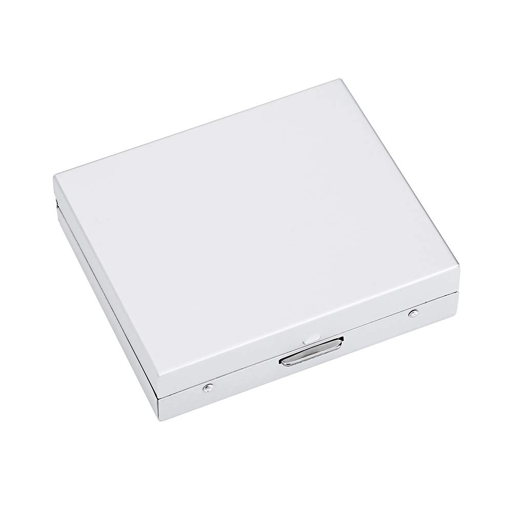 Jeu de Table en Alliage d'aluminium, 5 Pièces, Jeu de Poker, Jeu de Dés avec Boîte de Rangement (Carré)