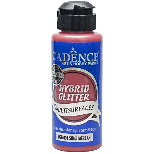 Cadence Hybrid Glitter Coral 120ml