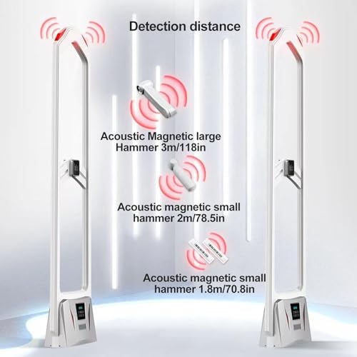 Sistema de seguridad antirrobo de 58 KHz, alarma RF EAS para tiendas de ropa y supermercados, torre antiinterferencias