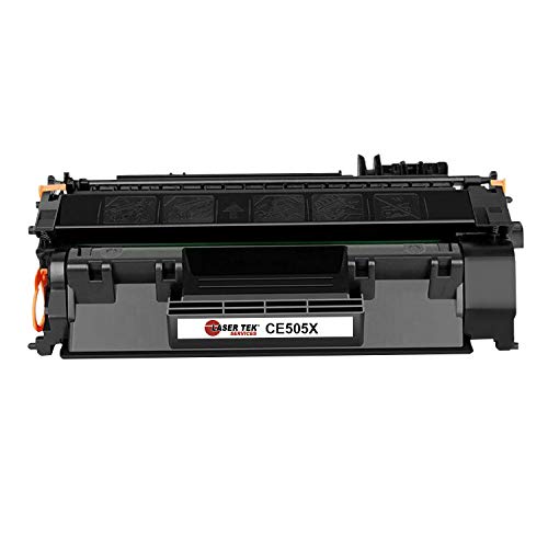 Laser Tek Services Compatible High Yield Toner Cartridge Replacement For Hp 05X Ce505X Works With Hp Laserjet P2055D P2055Dn P2055X Printers (Black, 1 Pack) - 6,500 Pages #TOP1