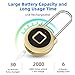 Fingerprint Padlock, Eseesmart Padlock Long Shackle, Locker Lock, Gym Lock with Fingerprint and Bluetooth Unlock, Outdoor Waterproof for Gym, Outdoor Sheds, Fence, School, Lockers