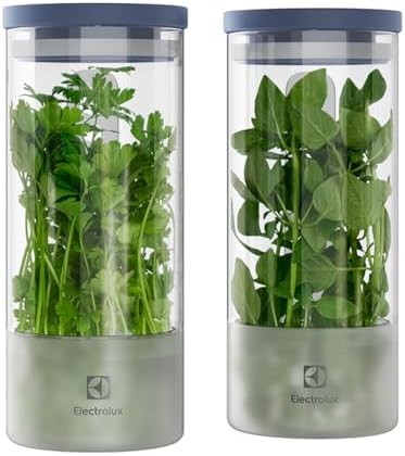 Electrolux Kit 2 Potes Herméticos de Vidro para Temperos Frescos e Hortaliças