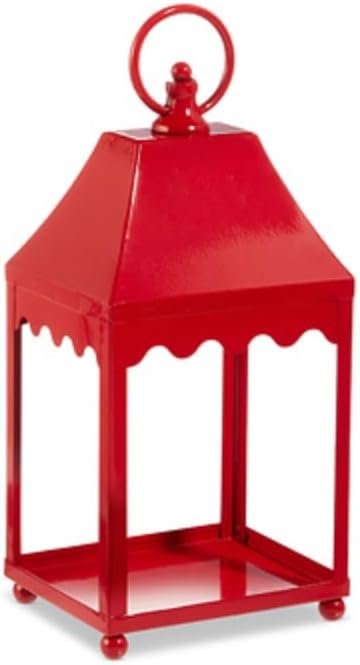 Red Iron Lantern by RAZ Imports, Inc