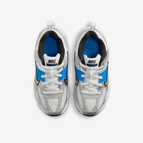 Nike Vomero 5 Little Kids' Shoes (HF6999-105, White/Light Photo Blue/Black/Metallic Silver)4