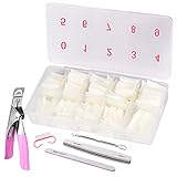 🌸【Superficie lisa】Las puntas de estas uñas artificiales tienen una superficie lisa y son fáciles de pintar. Se adapta fácilmente a tus uñas naturales sin rayas. Adecuado para salones de uñas y arte de uñas DIY.