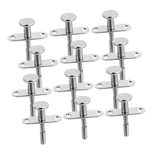SOESFOUFU Crib Spring Bolt Latches 12 Pack Bed Spring Latch Furniture Fastening Fittings Birdcage Crib Parts