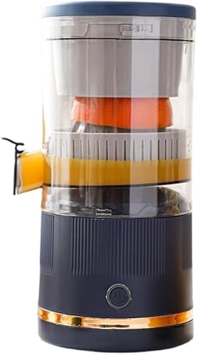 KryZaroフレッシュジュースミキサー兼用 グレープフルーツ・レモン・オレンジ専用絞り器 使いやすくポータブルレモン搾り 家庭用高効率レモン絞り機 食品接触安全素材 簡単洗浄 静音設計?