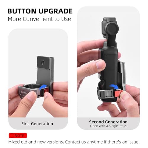 Image of Pocket 3 4 Magnetic Mount, Magnet Expansion Adapter Holder with Cold Shoe on Iron Fence, Aluminum Alloy Magnetic Mount Stand for DJI Osmo Pocket 3 4 /Xtra Muse Creator Combo Handle Accessories