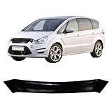 SCOUTT Deflettore Protezione Cofano per Ford S-Max 2011-2015, Migliora l'Aerodinamica dell'Auto, e Spoiler, Nero