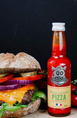 Sauce piquante pour pizza Hellicious fabriquée en France – vue 4