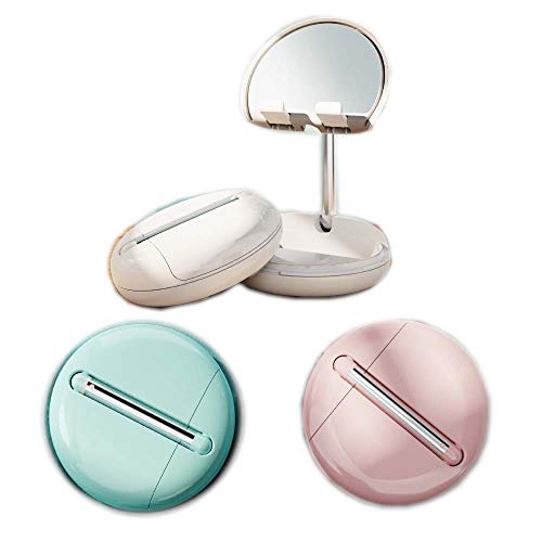 MHEMO Mobile Phone Stand iPhoto Stand, Multi-Angle Adjustable Mobile Phone Stand, Retractable Folding Mobile Phone Stand, Compatible with All Smart Phones and Tablets (White)