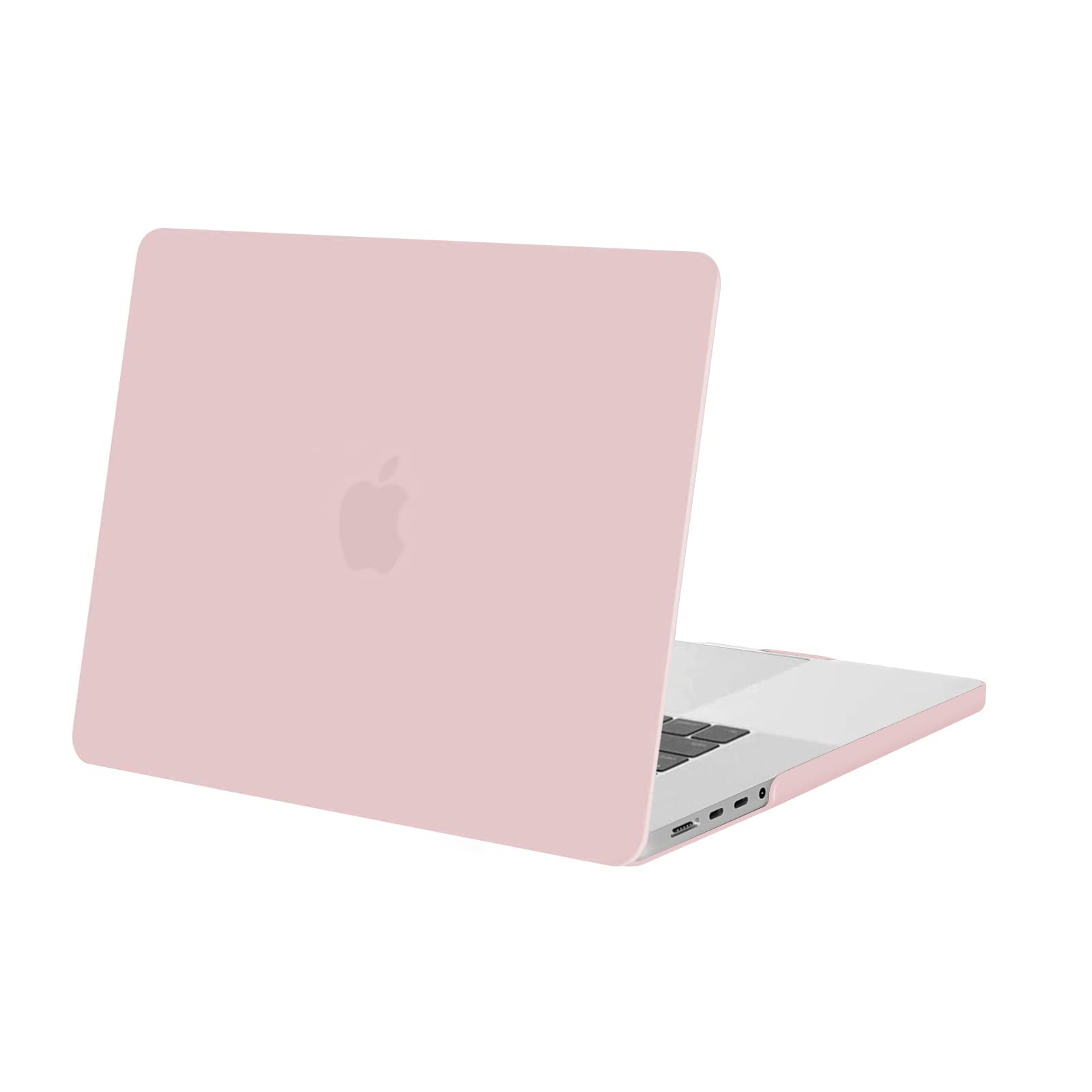 MOSISO Compatible with MacBook Pro 16 inch Case 2025-2021 M4 M3 M1 M2 A3403 A3186 A2991 A2780 A2485 Pro Max Chip Touch ID, Protective Plastic Hard Shell Case Cover, Rose Quartz
