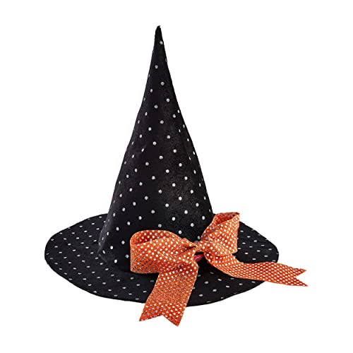 Mud Pie Dancing Witch Hat, Polka Dot, Fits ages 3-10