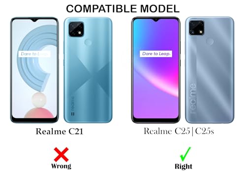 Image of Jkobi Back Cover Case for Realme C25 | C25s (Silicone Crystal Clear | Pure Camera Protection | Soft and Flexible for Charger and Headphone sockets | Shockproof Bumpers | Transparent)
