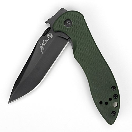 Kershaw CQC-5K Knife (6074OLBLK); 3 In. 8Cr14MoV Stainless Steel Blade with Black-Oxide Coating