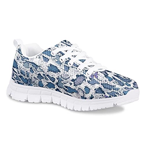 Stylish Print Soft Running Tennis Shoes for Kids Girls Lightweight Lace Up Nonslip Mesh Athletic Shoes2