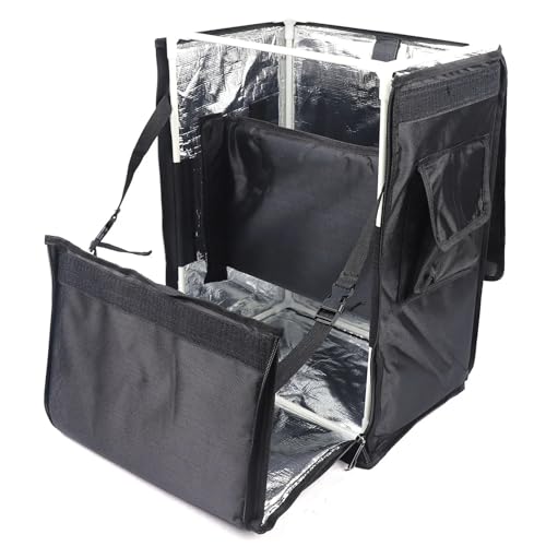 XCTDSVAH Bolsa Termica Porta Alimentos Mochila portátil de almacenamiento comida for Picnic, 42L, impermeable, tela Oxford, plegable, 1 ud